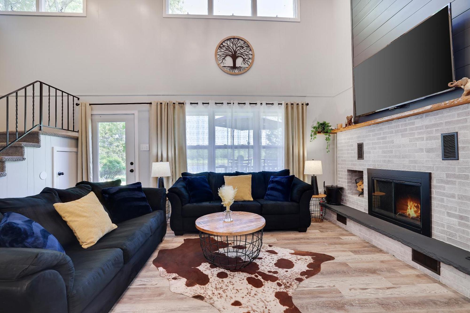 Poconos Brand New Lakefront Oasis 1 Acre, Hottub Gameroom Firepits Talk About Privacy Albrightsville Ngoại thất bức ảnh